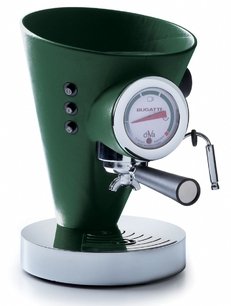 Кофеварка Bugatti DIVA Leather Green фото в Новосибирске
