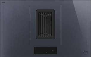 Индукционная варочная панель со встроенной вытяжкой Смег HOBD182DG фото в Новосибирске Индукционная варочная панель со встроенной вытяжкой Smeg HOBD182DG фото в Новосибирске