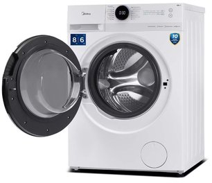 Стиральная машина с функцией сушки Midea MF200D80WBS/W-RU фото 2 в Новосибирске