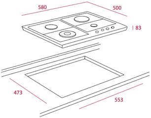 Варочная панель Тека EH 60 4G AI AL TR CI NAT ANTHR. OS фото 3 в Новосибирске Варочная панель Teka EH 60 4G AI AL TR CI NAT ANTHR. OS фото 3 в Новосибирске