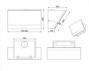 Вытяжка Смег KV26S фото 4 в Новосибирске Вытяжка Smeg KV26S фото 4 в Новосибирске