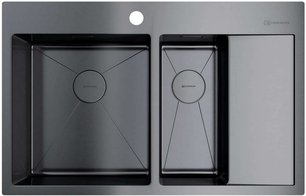 Мойка Omoikiri AKISAME 78-2 GM L new крыло справа фото