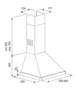 Вытяжка Kuppersberg Amphora 60 X 4PB фото 2 в Новосибирске