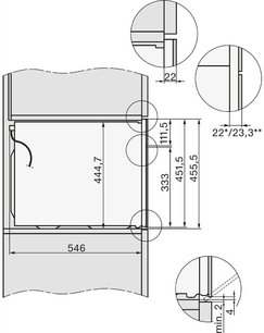 Компактный духовой шкаф с СВЧ Miele H 7440 BMX 125 Gala Ed фото 4 в Новосибирске