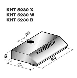 Вытяжка Кертинг KHT 5230 B фото 2 в Новосибирске Вытяжка Korting KHT 5230 B фото 2 в Новосибирске