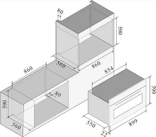 Духовой шкаф Ilve OV90SLKM3/SS фото 2 в Новосибирске