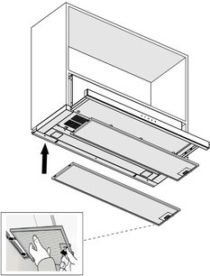 Встраиваемая вытяжка Pando IES/60 IX TOUCH CT NEGRO 850 SEC фото 2 в Новосибирске