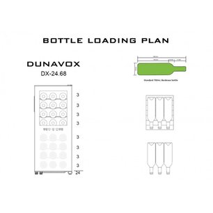 Винный шкаф Dunavox DAFT-24.68DSC фото 4 в Новосибирске