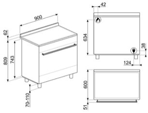 Варочный центр Smeg C9GMN9-1 фото 4 в Новосибирске