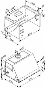 Встраиваемая вытяжка Miele DAR1135 для плиты Range Cooker фото 2 в Новосибирске
