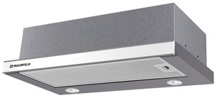 Встраиваемая вытяжка MAUNFELD VS SLIDE 60 металлик/белое стекло фото в Новосибирске