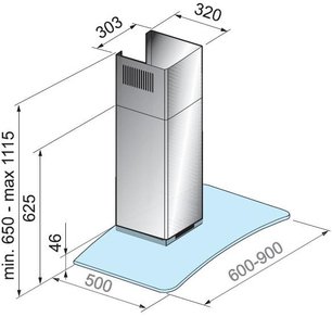 Вытяжка Korting KHC 6972 X фото 2 в Новосибирске