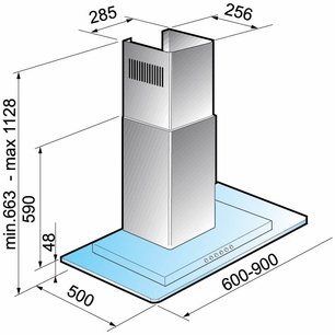Вытяжка Korting KHC 9956 X фото 2 в Новосибирске