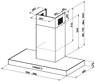 Вытяжка Franke FDF 9057 XS фото 2 в Новосибирске