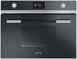 Компактный духовой шкаф с пароваркой Smeg SF4120VCN фото в Новосибирске