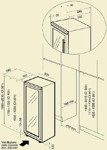Винный шкаф IP CIS 401 CFX D фото 2 в Новосибирске