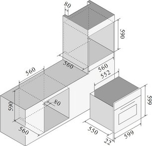 Духовой шкаф Ilve OV601GT3/BK фото 2 в Новосибирске