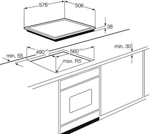 Варочная панель АЕГ HM604030MB фото 2 в Новосибирске Варочная панель AEG HM604030MB фото 2 в Новосибирске
