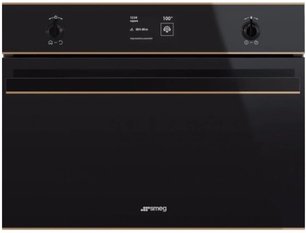 Компактный духовой шкаф комбинированный с пароваркой Smeg SF4603VCNR фото в Новосибирске