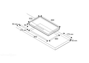 Варочная панель Бертаззони P905LPRONE фото 4 в Новосибирске Варочная панель Bertazzoni P905LPRONE фото 4 в Новосибирске