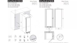 Винный шкаф Dunavox DX-143.468SS фото 3 в Новосибирске
