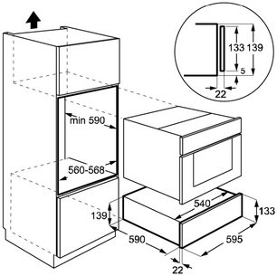 Встраиваемый вакуумный упаковщик De Dietrich DWD4820W фото 3 в Новосибирске