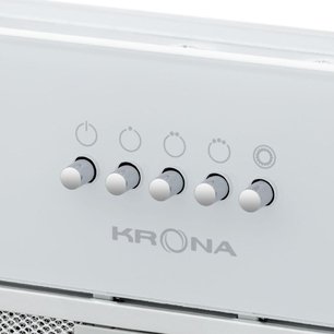 Встраиваемая вытяжка Krona KATE 600 GLASS WHITE PB фото 2 в Новосибирске Встраиваемая вытяжка Krona KATE 600 GLASS WHITE PB фото 2 в Новосибирске