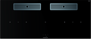 Индукционная варочная поверхность с вытяжкой Kuppersbusch KMI 12850.0 SR-E Stainless steel фото в Новосибирске