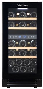 Встраиваемый под столешницу винный шкаф Селлар Приват CP027-2TBH фото 3 в Новосибирске Встраиваемый под столешницу винный шкаф CellarPrivate CP027-2TBH фото 3 в Новосибирске