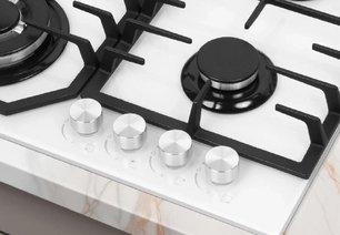 Газовая варочная панель из закаленного стекла Зигмунд Штайн M 32.6 W фото 2 в Новосибирске Газовая варочная панель из закаленного стекла Zigmund Shtain M 32.6 W фото 2 в Новосибирске