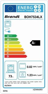Встраиваемый духовой шкаф Brandt BOH7534LX фото 4 в Новосибирске