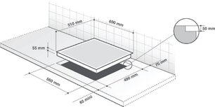Варочная панель Де Дитрих DPV4605HB фото 3 в Новосибирске Варочная панель De Dietrich DPV4605HB фото 3 в Новосибирске