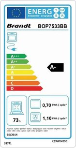 Встраиваемый духовой шкаф Brandt BOP7533BB фото 3 в Новосибирске