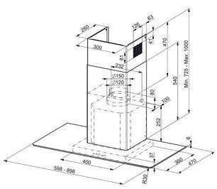 Вытяжка Smeg KFV62DB фото 2 в Новосибирске