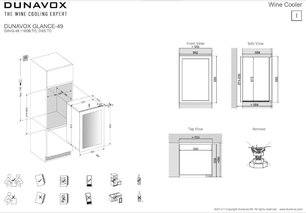 Винный шкаф Dunavox DAVG-49.116DOP.TO фото 4 в Новосибирске