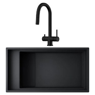 Omoikiri (мойка KINARU PRO 86-U/I GB + смеситель AKITA-S GB) фото в Новосибирске