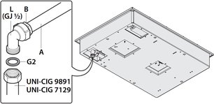 Газовая варочная панель Barazza 1PBF104 фото 3 в Новосибирске