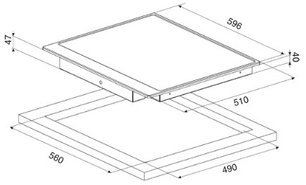 Варочная панель Смег P764PO новая с витрины фото 2 в Новосибирске Варочная панель Smeg P764PO новая с витрины фото 2 в Новосибирске