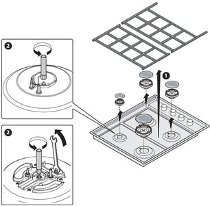 Газовая варочная панель Barazza 1PLB5 фото 4 в Новосибирске