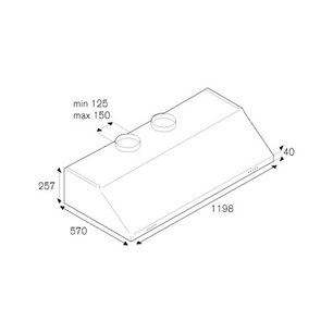 Встраиваемая вытяжка Бертаззони KU120PRO2XA фото 4 в Новосибирске Встраиваемая вытяжка Bertazzoni KU120PRO2XA фото 4 в Новосибирске