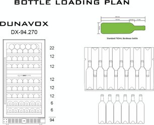 Винный шкаф Dunavox DX-94.270DCK фото 3 в Новосибирске