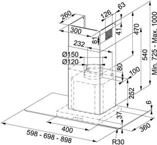 Вытяжка Franke FLI 605 XS фото 3 в Новосибирске