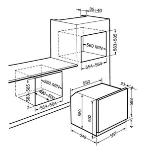 Духовой шкаф Smeg SFP120 фото 2 в Новосибирске