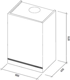 Вытяжка Фалмек Vision 60 ix (800) ECP без TV фото 3 в Новосибирске Вытяжка Falmec Vision 60 ix (800) ECP без TV фото 3 в Новосибирске