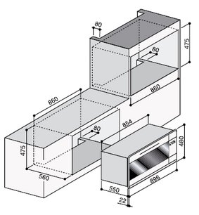 Духовой шкаф Restart ELF038 Antique white фото 2 в Новосибирске