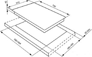 Варочная панель Смег P755SBL фото 3 в Новосибирске Варочная панель Smeg P755SBL фото 3 в Новосибирске