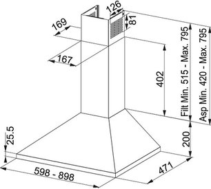 Вытяжка Franke FJO 622 XS фото 2 в Новосибирске