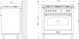Варочный центр Lofra PRG96GVT фото 3 в Новосибирске