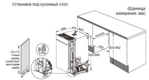 Встраиваемая посудомоечная машина Хайер DW10-198BT3RU фото 4 в Новосибирске Встраиваемая посудомоечная машина Haier DW10-198BT3RU фото 4 в Новосибирске