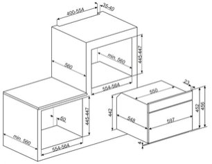 Компактный многофункциональный духовой шкаф Smeg SF4120MC фото 2 в Новосибирске